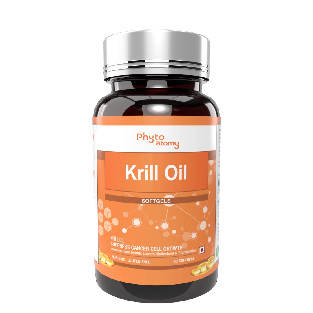 SCBV B2B Krill Oil Softgel Capsule (60 Capsule)-4 Pcs.